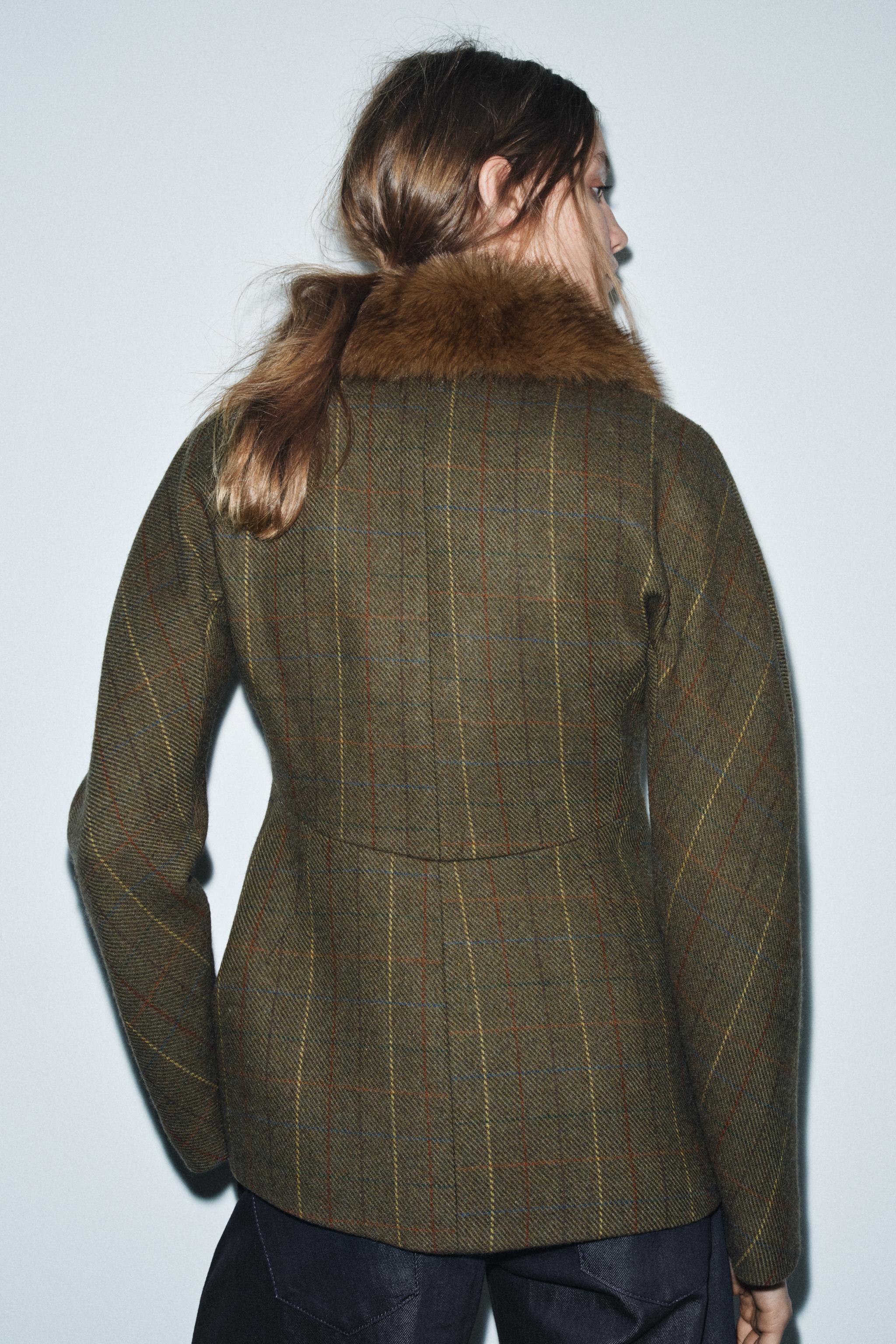 WOOL BLEND BLAZER ZW COLLECTION